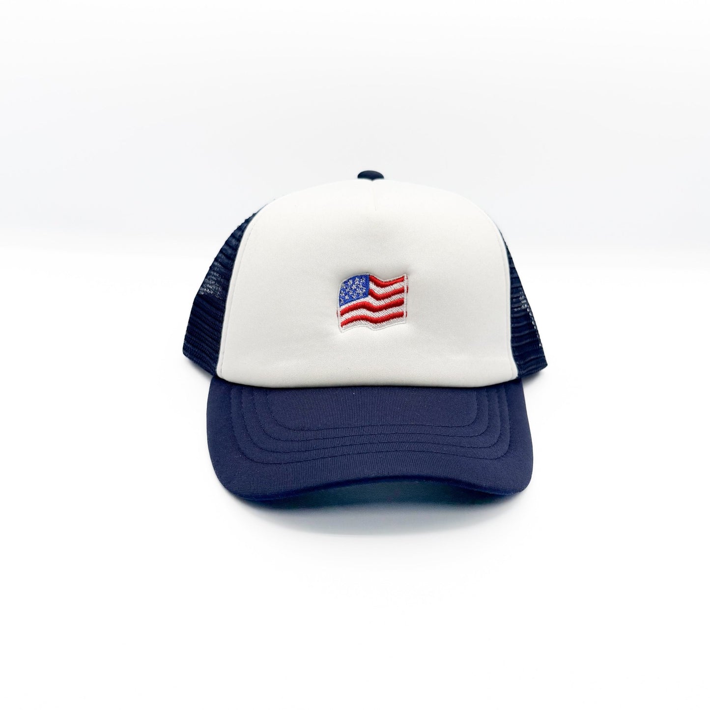 Tiny Waving Flag Trucker Hat - Shop LINNY CO
