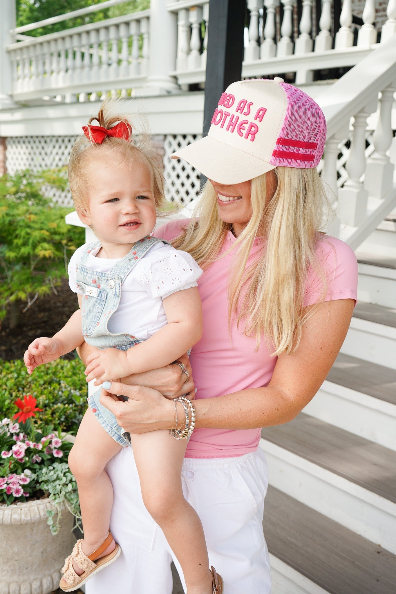 Tired as a Mother - Tan Trucker Hat - Shop LINNY CO