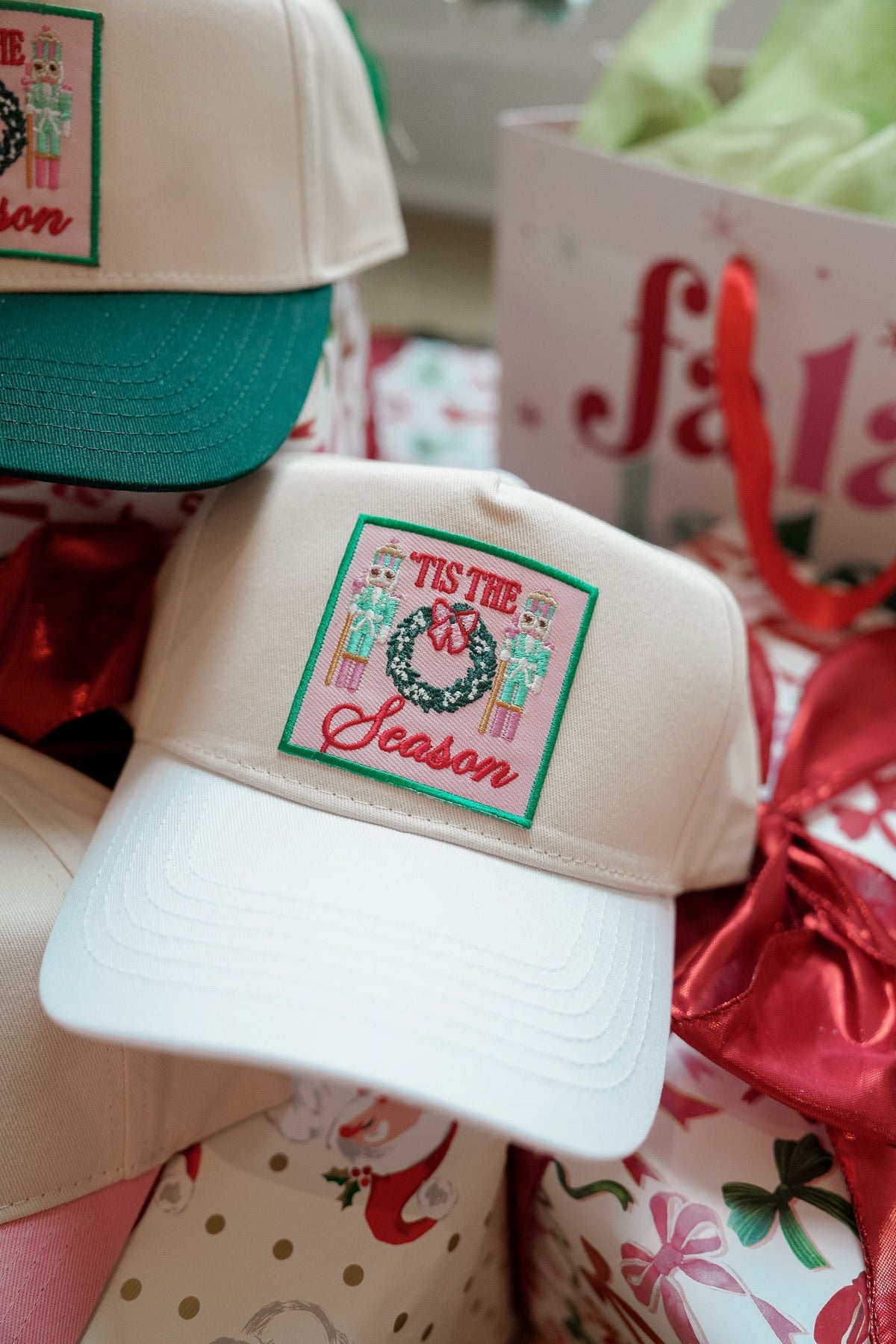 Tis The Season - Vintage Trucker Hat - Shop LINNY CO