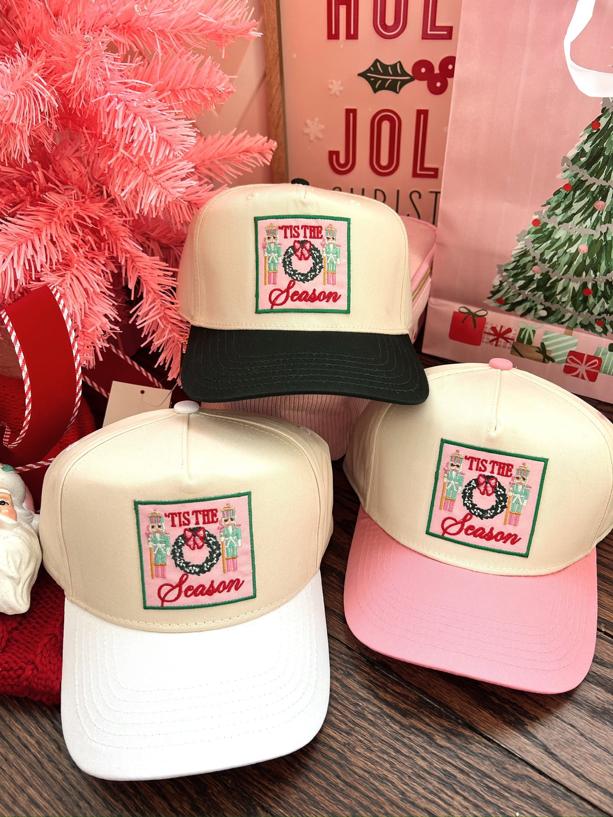 Tis The Season - Vintage Trucker Hat - Shop LINNY CO