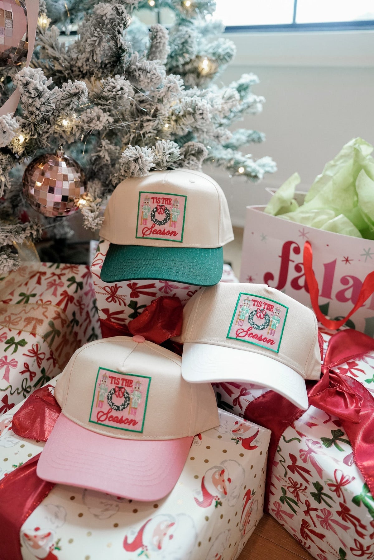 Tis The Season - Vintage Trucker Hat - Shop LINNY CO