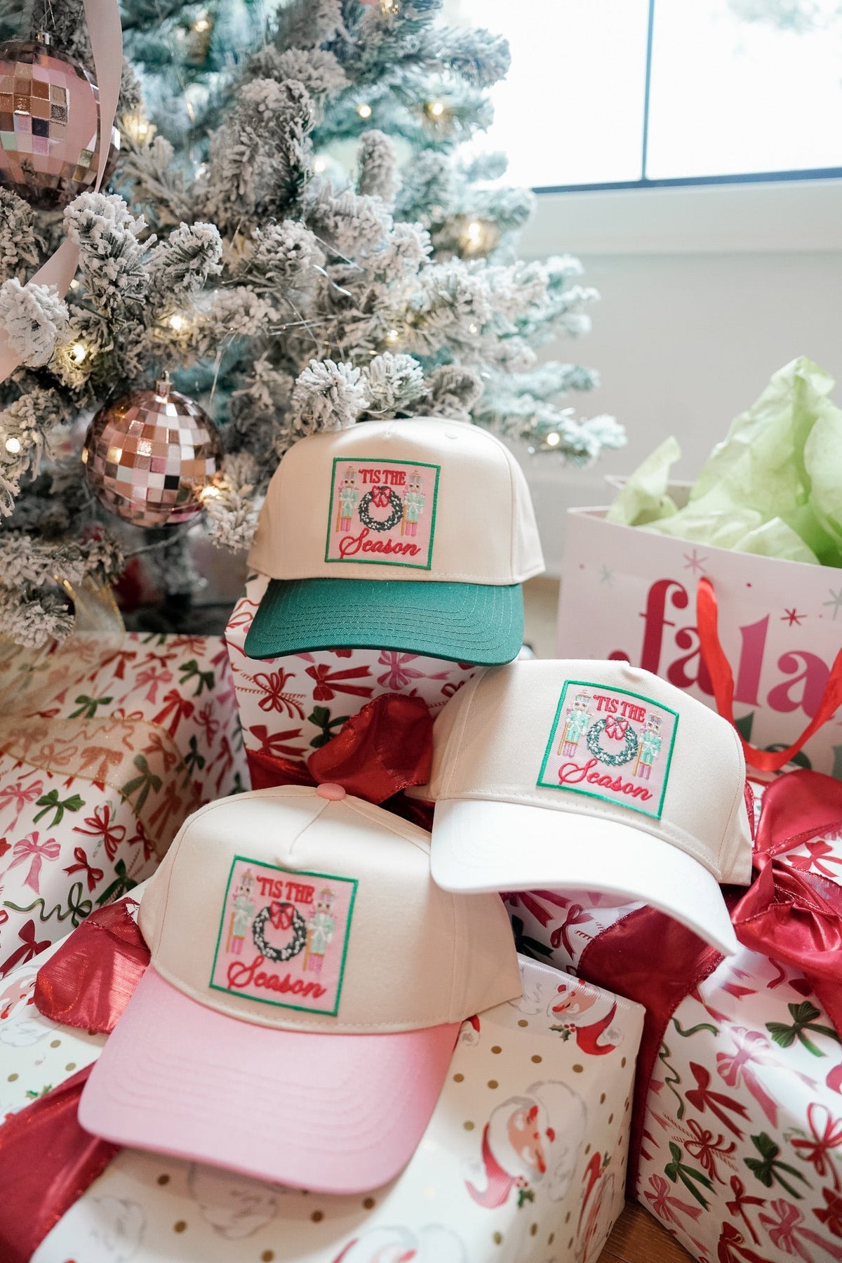 Tis The Season - Vintage Trucker Hat - Shop LINNY CO