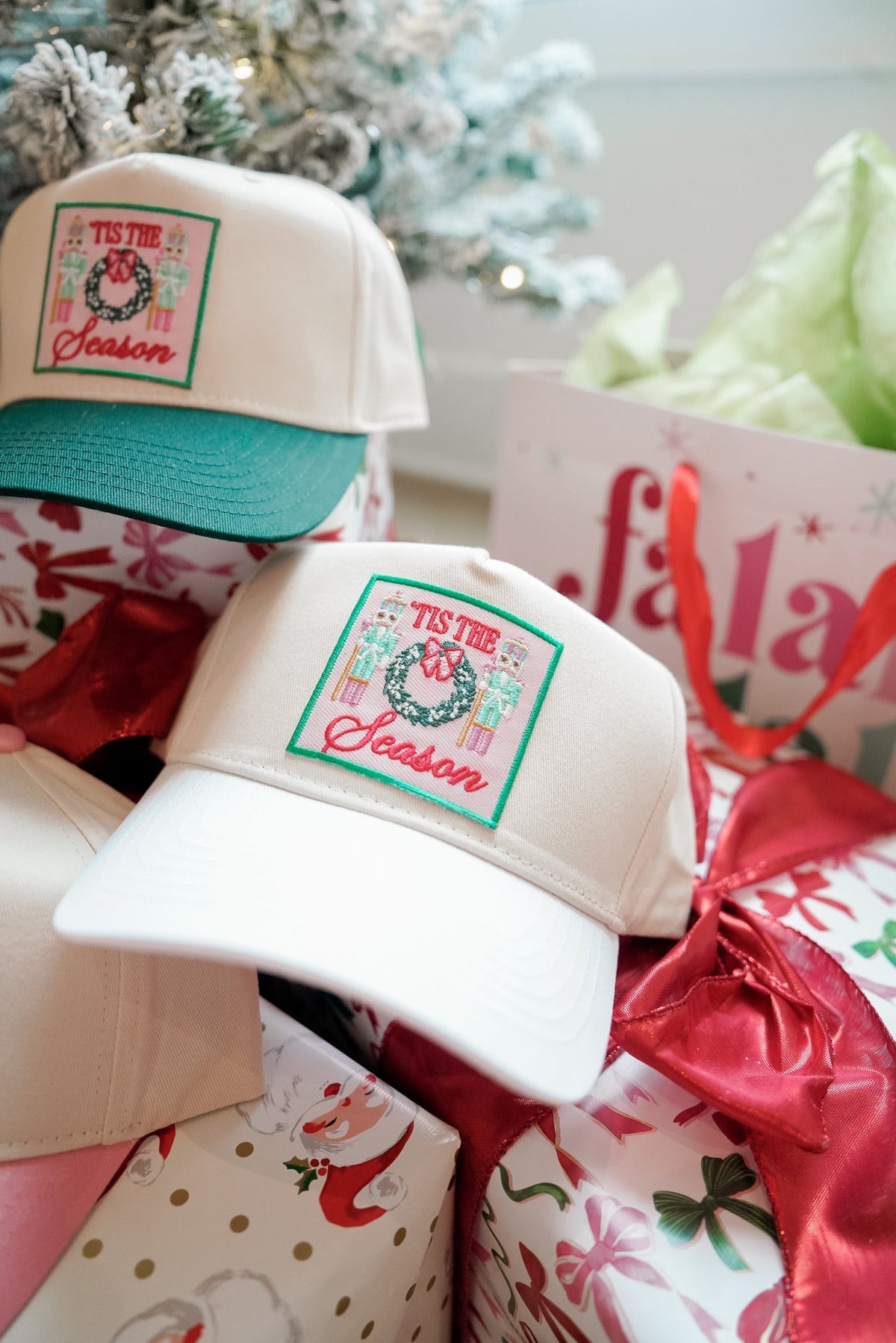 Tis The Season - Vintage Trucker Hat - Shop LINNY CO
