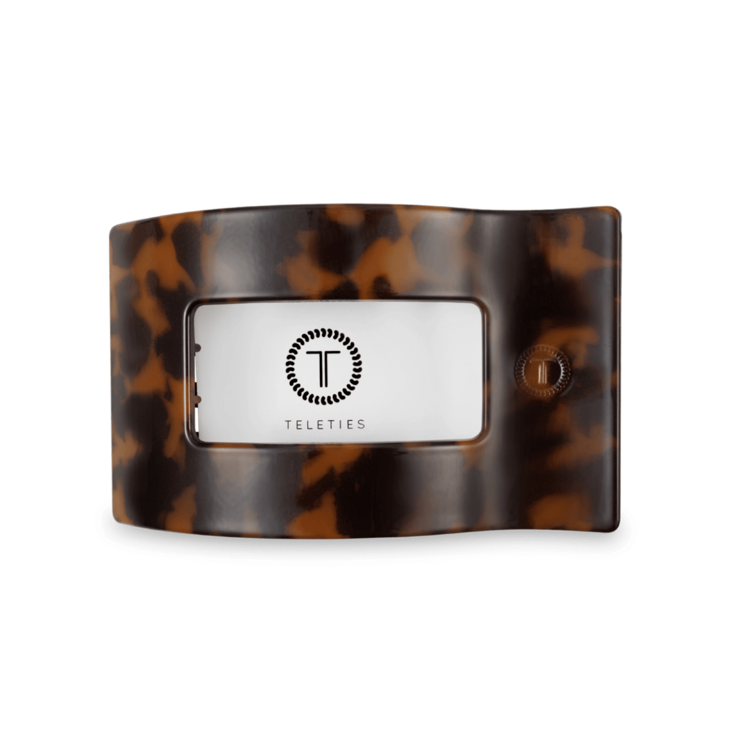 Tortoise Medium Flat Rectangle Hair Clip - Shop LINNY CO
