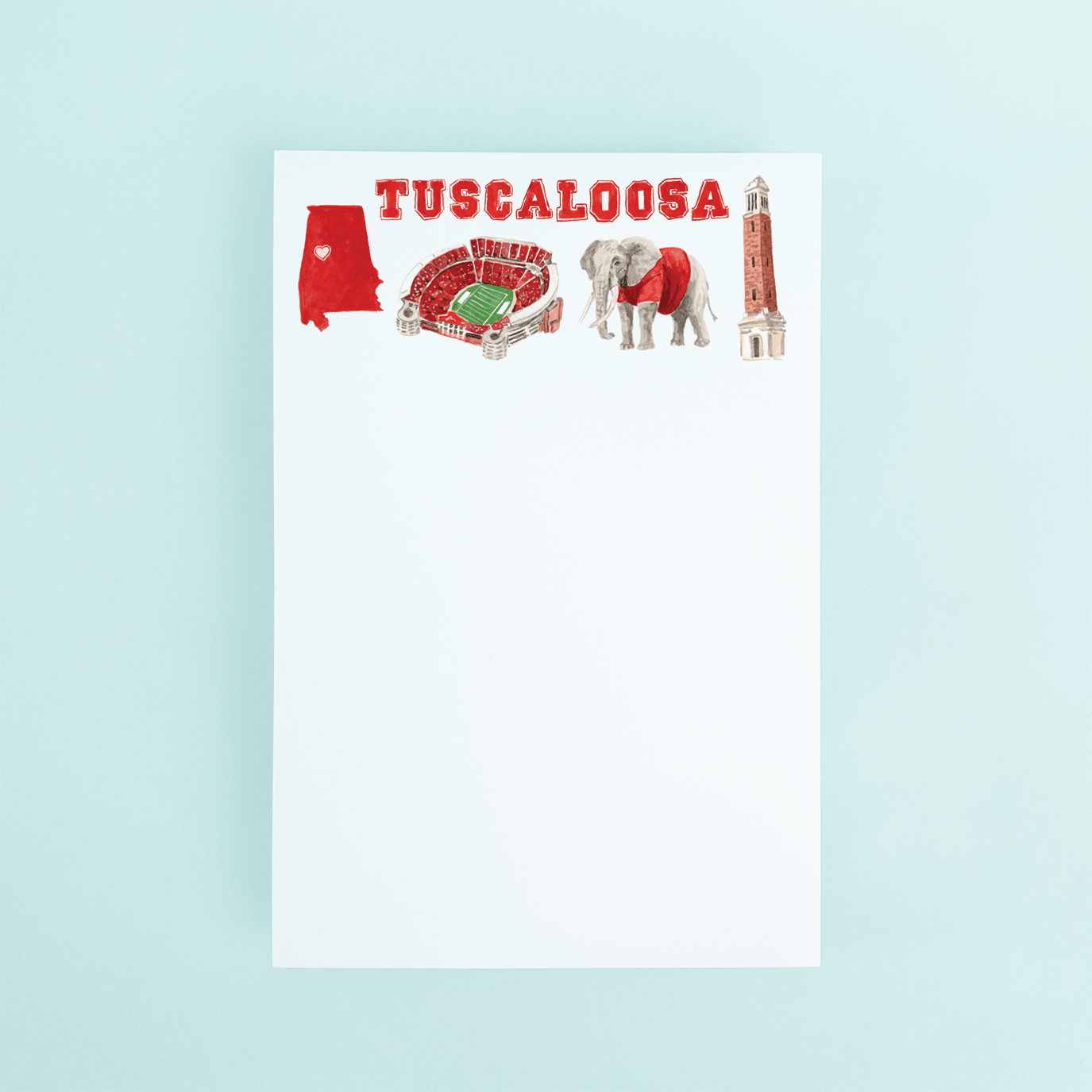 Tuscaloosa Pattern Notepad - Shop LINNY CO