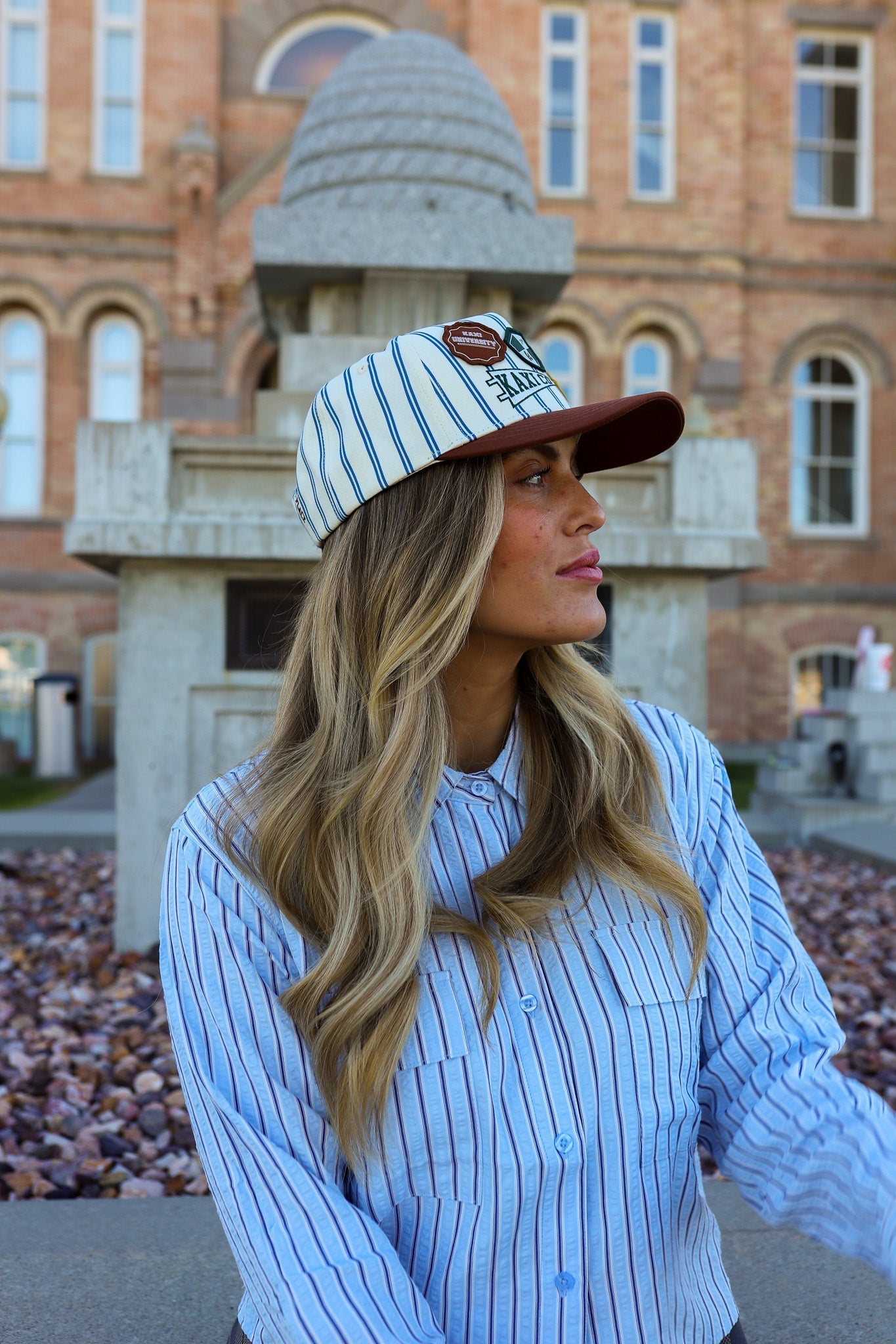 UNIVERSITY PATCH TRUCKER HAT - Shop LINNY CO