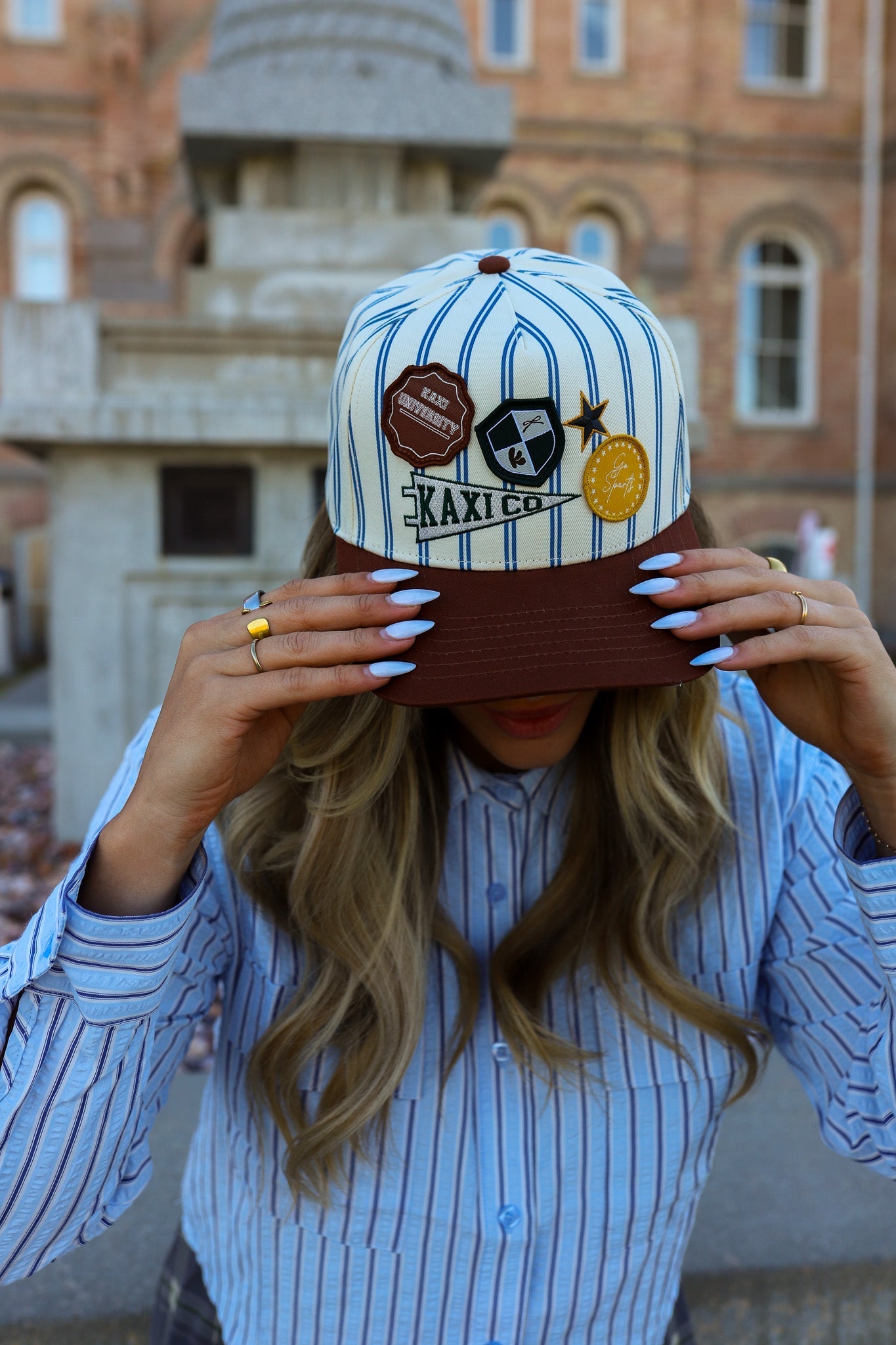 UNIVERSITY PATCH TRUCKER HAT - Shop LINNY CO