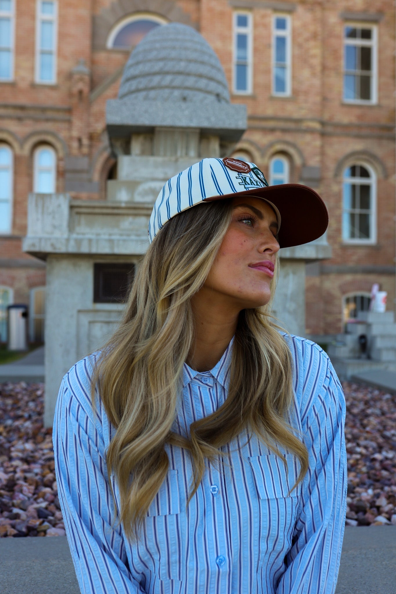 UNIVERSITY PATCH TRUCKER HAT - Shop LINNY CO