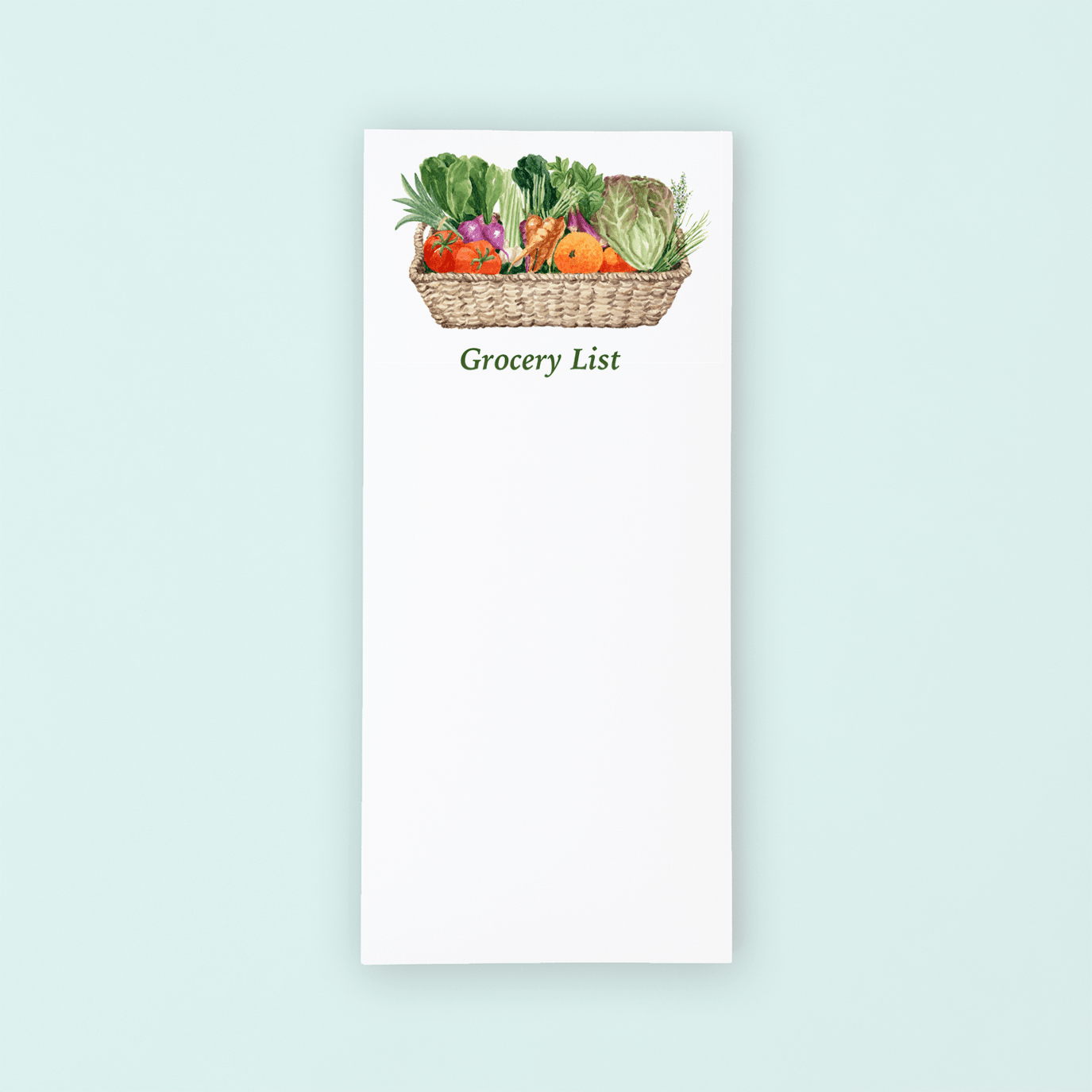 Vegetable Basket Lists Pad - Shop LINNY CO