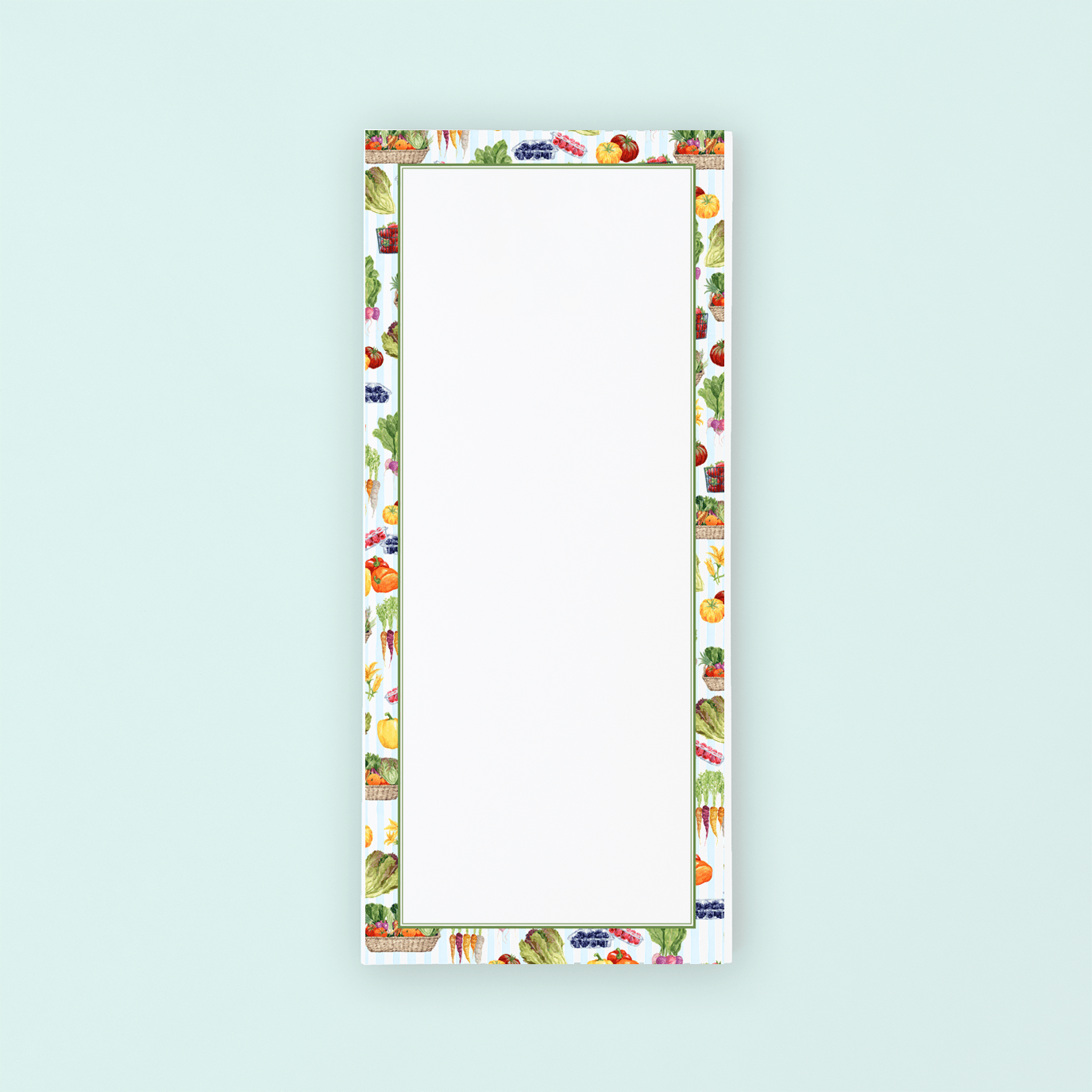 Vegetable Pattern Lists Pad - Shop LINNY CO
