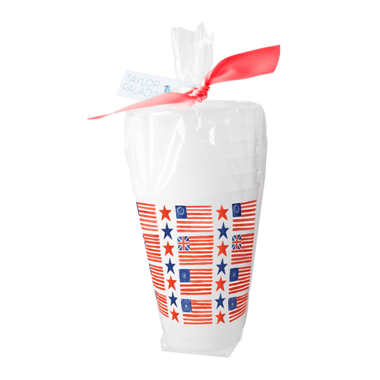 Vintage American Flag Frosted Cup - Shop LINNY CO