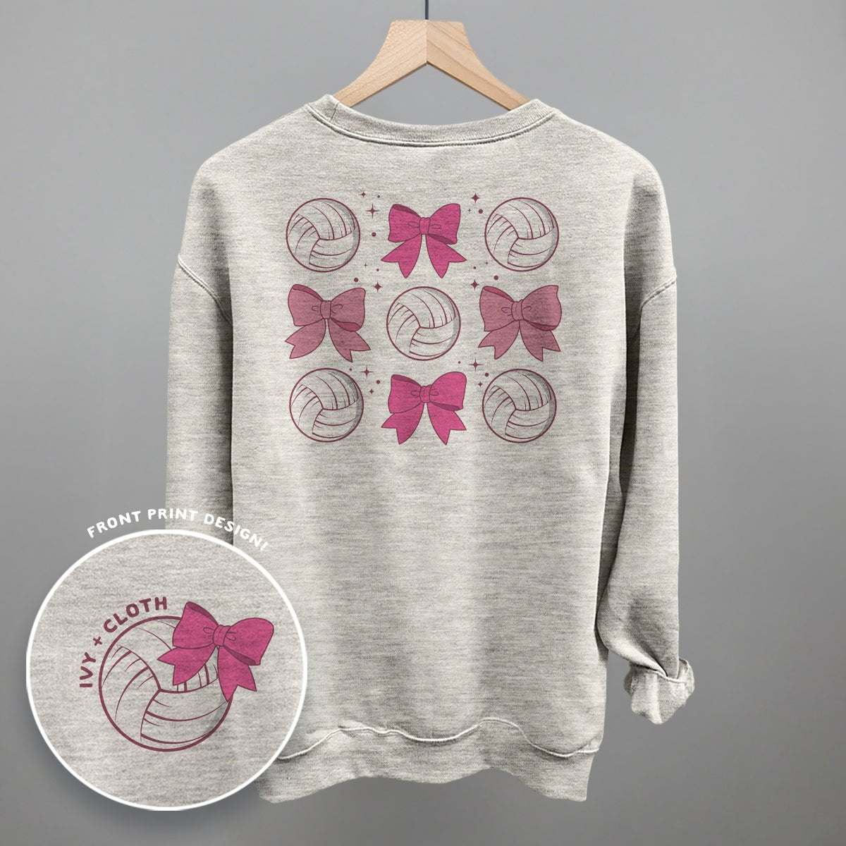 Volleyballs and Bows (Back Print) - Shop LINNY CO