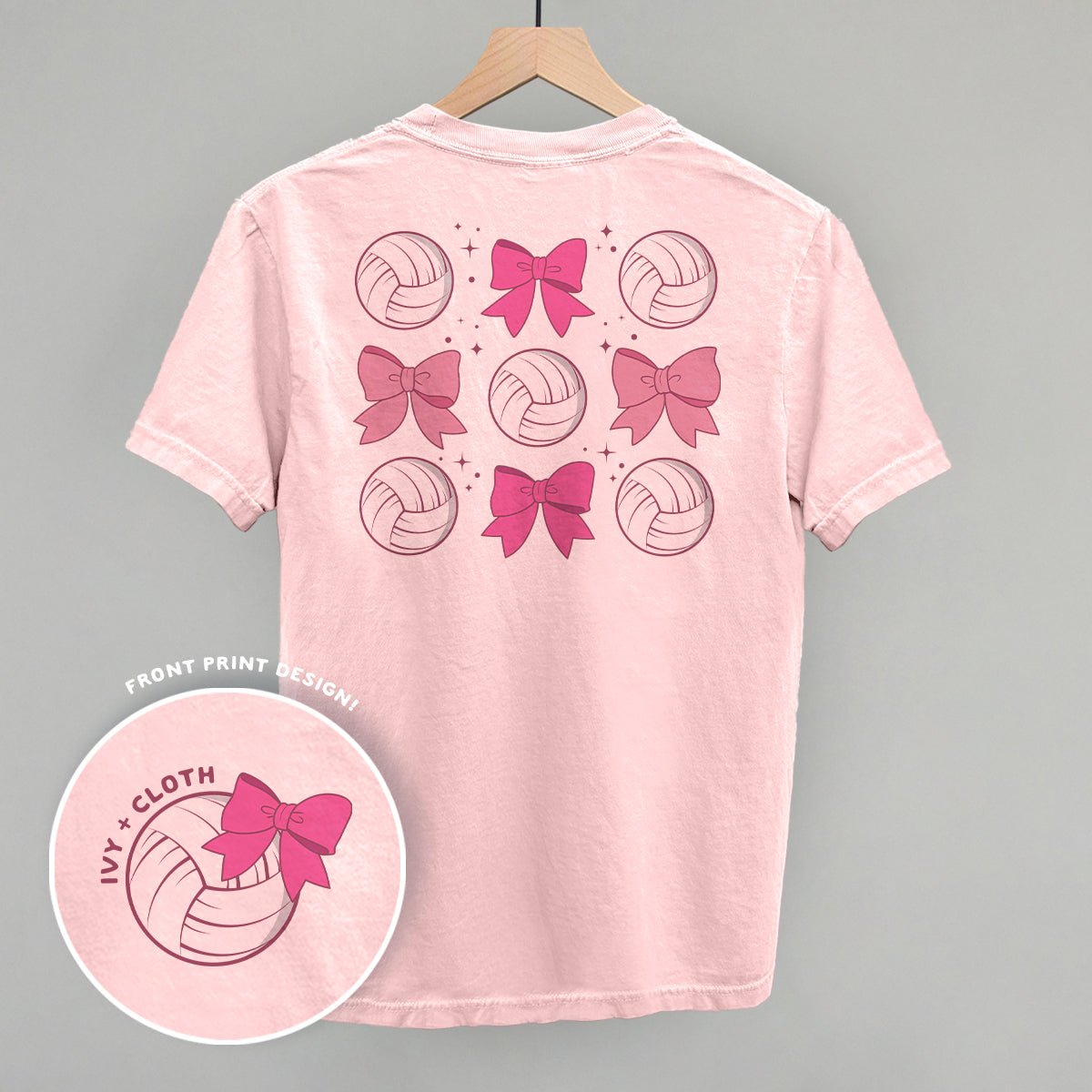 Volleyballs and Bows (Back Print) - Shop LINNY CO