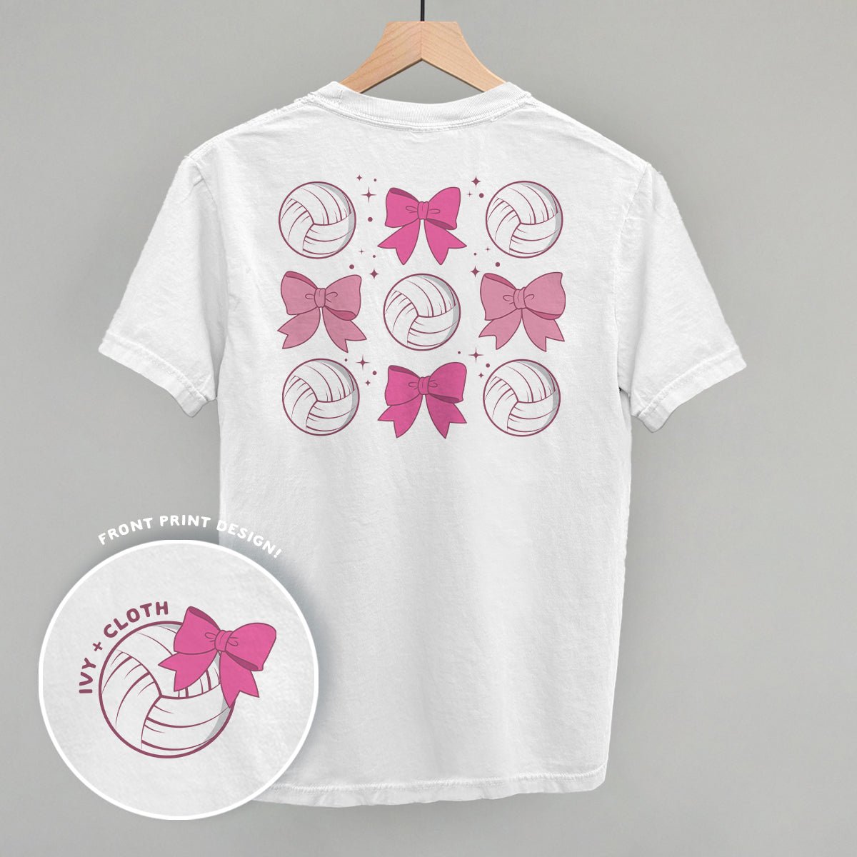 Volleyballs and Bows (Back Print) - Shop LINNY CO