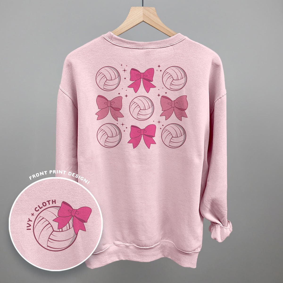 Volleyballs and Bows (Back Print) - Shop LINNY CO