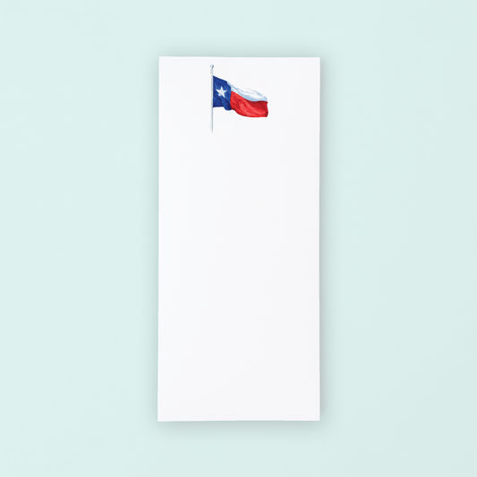 Waving Texas Flag Lists Pad - Shop LINNY CO