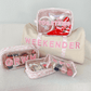 Weekender Oversized Canvas Duffel - Pink Toile - Shop LINNY CO