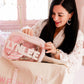 Weekender Oversized Canvas Duffel - Pink Toile - Shop LINNY CO