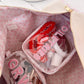 Weekender Oversized Canvas Duffel - Pink Toile - Shop LINNY CO