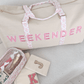 Weekender Oversized Canvas Duffel - Pink Toile - Shop LINNY CO