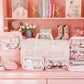 Weekender Oversized Canvas Duffel - Pink Toile - Shop LINNY CO