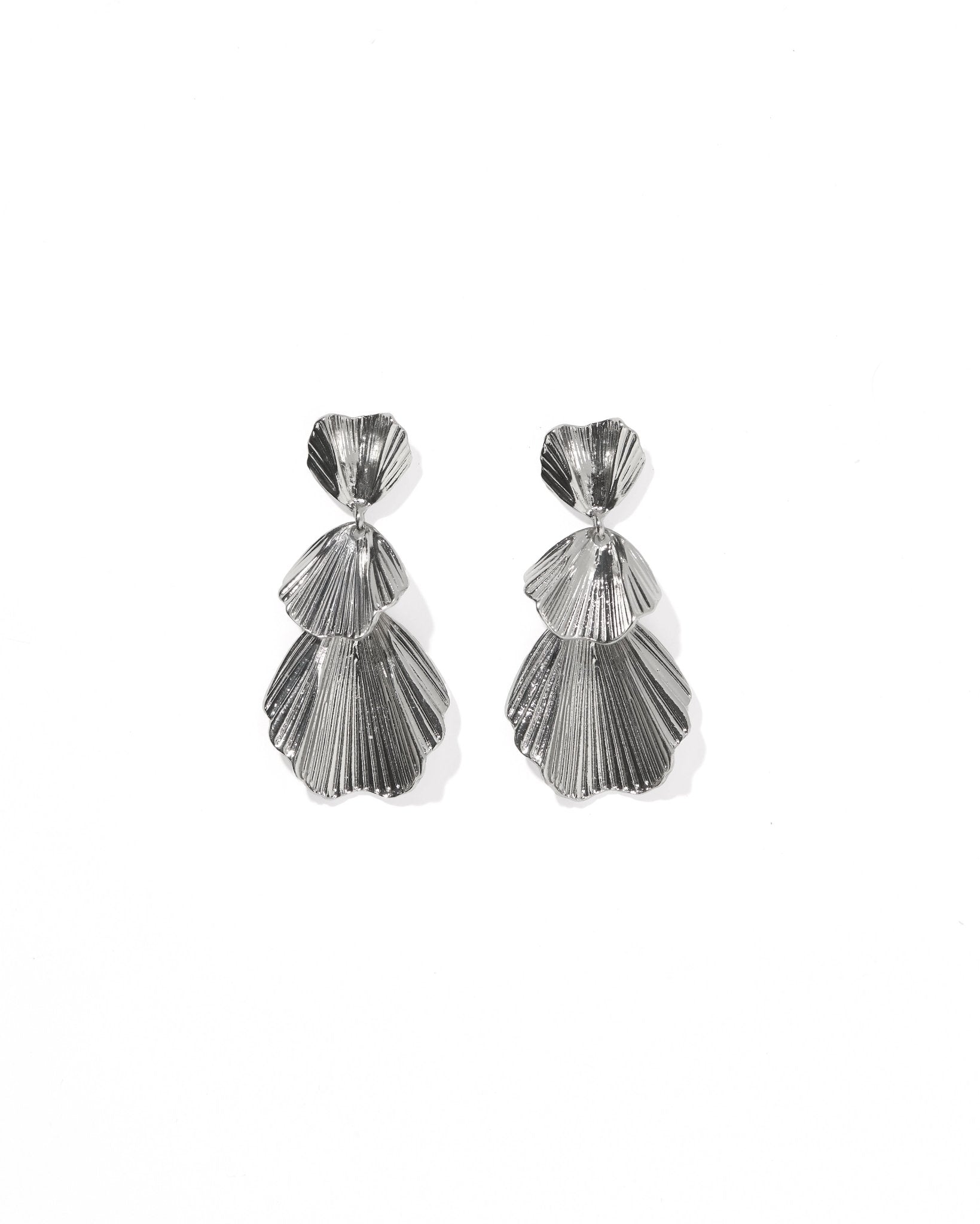 Wynn Statement Earrings Silver - Shop LINNY CO