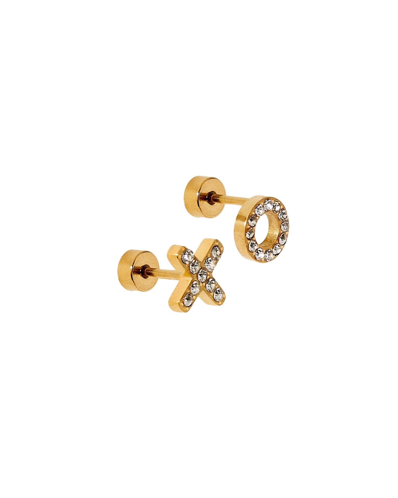 XO Screwback Stud Earrings - Shop LINNY CO