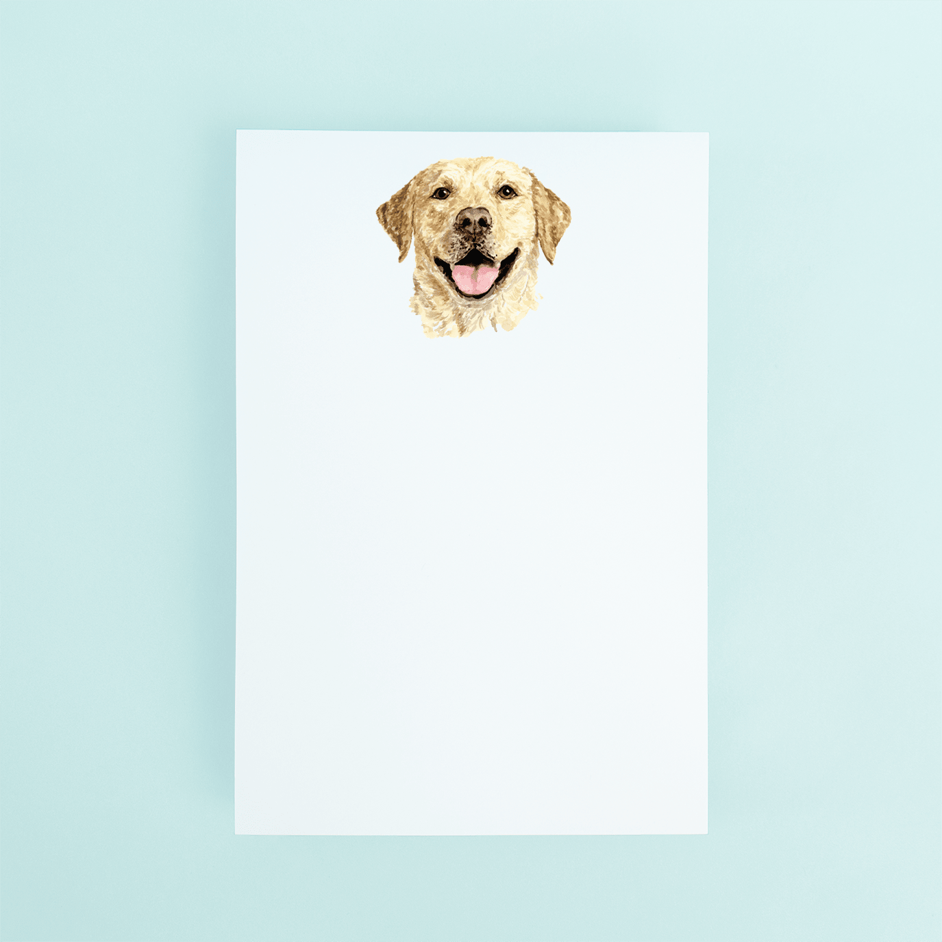 Yellow Lab Portrait Notepad - Shop LINNY CO