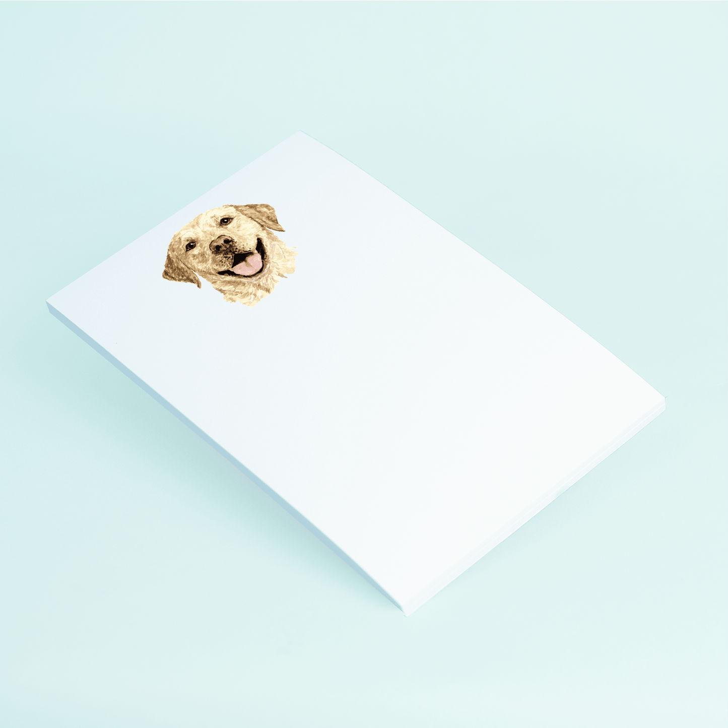 Yellow Lab Portrait Notepad - Shop LINNY CO