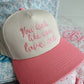 You Look Like You Love Me - Pink Vintage Trucker Hat - Shop LINNY CO
