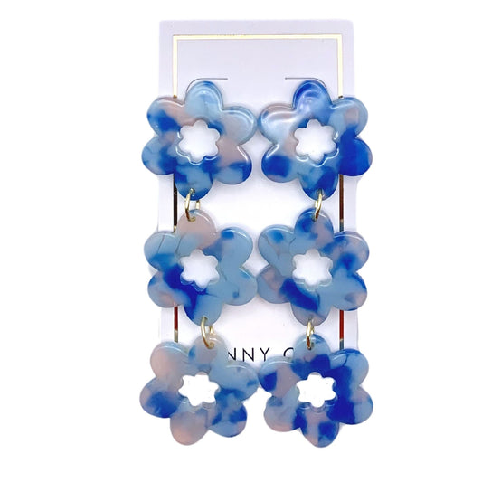 Zoey Statement Earrings - Ocean Eyes - Shop LINNY CO