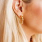 Zola Pearl Hoop Earrings - Gold - Shop LINNY CO