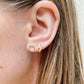 Studs - Gold Open Square