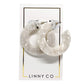 Remi Hoop Earring - Brown Tortoise