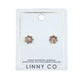 Screwback Stud Earrings - Elsie Purple