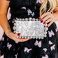 Daphne Clutch - Silver Glitter