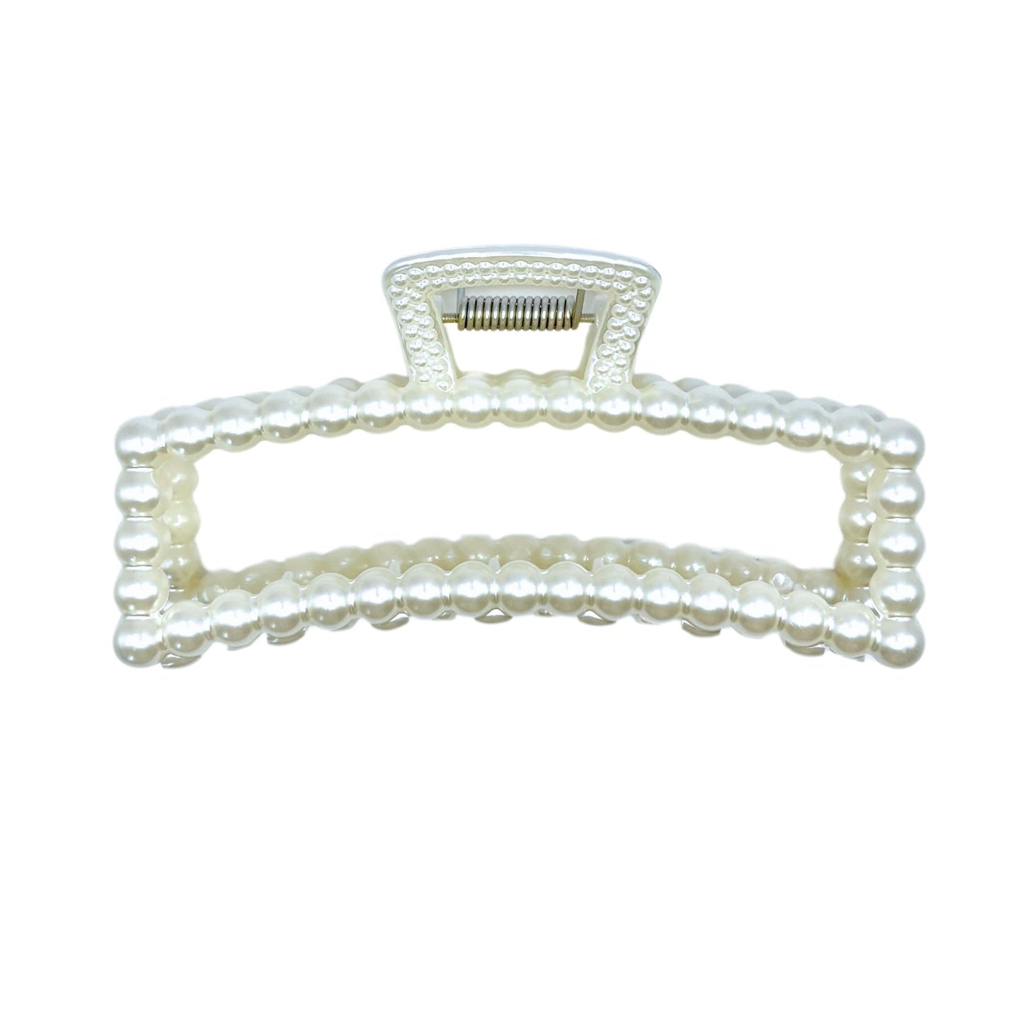 Hair Clip - Phoebe Pearl Rectangle