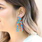 Kennedy Statement Earrings - Electric Sunset