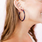 Holly Medium Hoop Earrings - True Blue