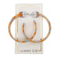 Ashley Medium Hoop Earrings - Sunrise - Shop LINNY CO