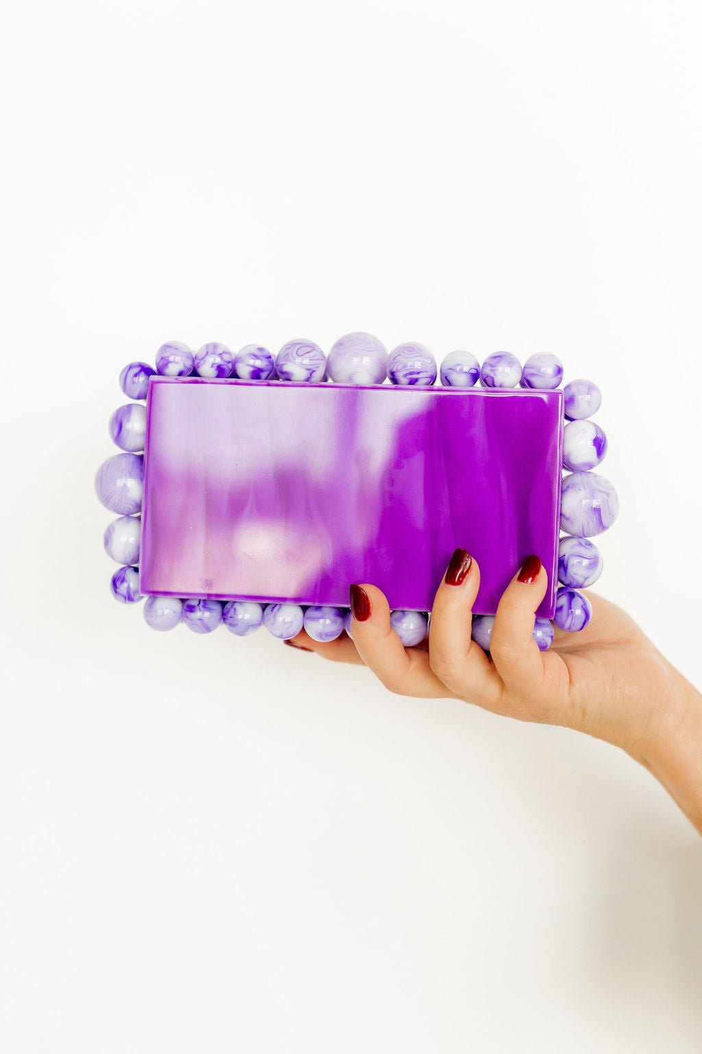 Daphne Clutch - Purple - Shop LINNY CO