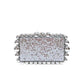 Daphne Clutch - Silver Glitter - Shop LINNY CO