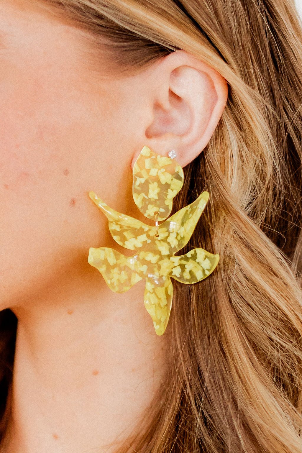 Flora Statement Earrings - Sunshine - Shop LINNY CO
