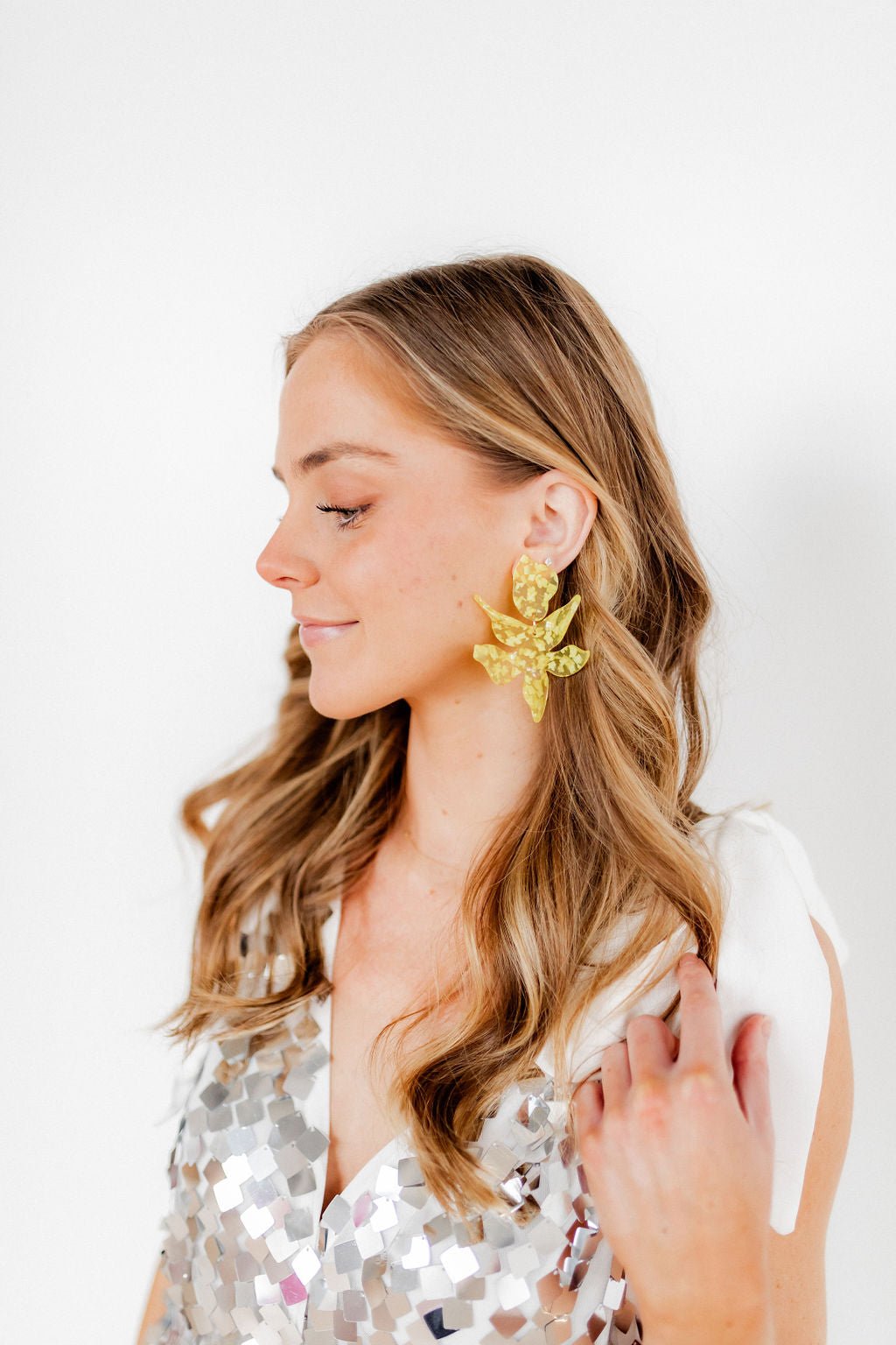 Flora Statement Earrings - Sunshine - Shop LINNY CO