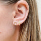 Studs - Gold Open Square - Shop LINNY CO